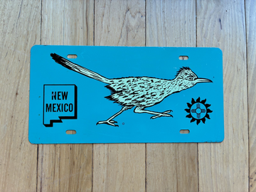 Vintage New Mexico Booster License Plate