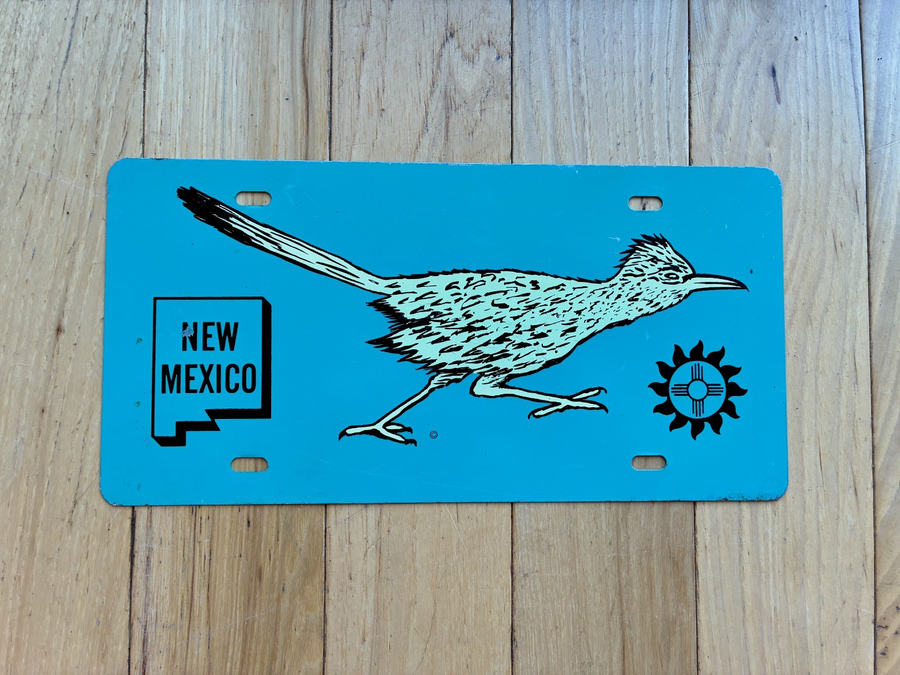Vintage New Mexico Booster License Plate