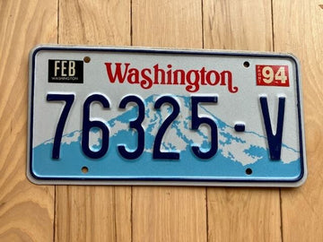 1994 Washington State Truck License Plate (Check With DOL First For YOM)