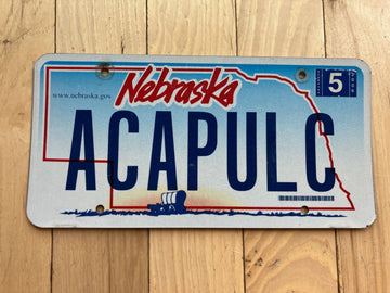 2006 Nebraska Vanity License Plate - ACAPULC