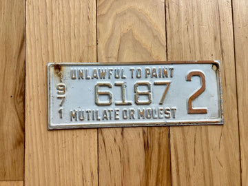 1971 Florida Sign Permit