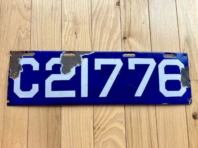 1913 Connecticut License Plate