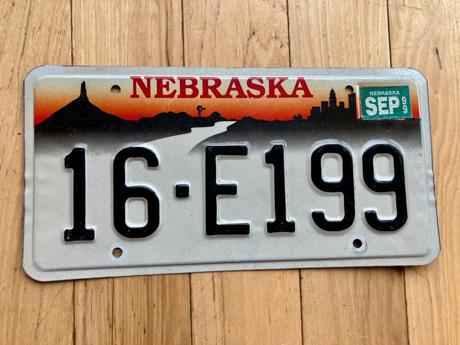 1999 Nebraska License Plate