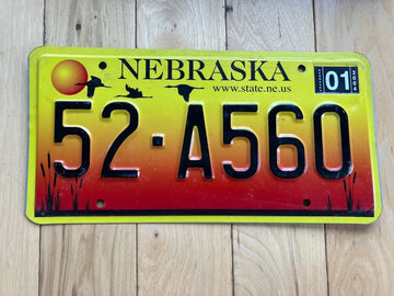 2004 Nebraska License Plate
