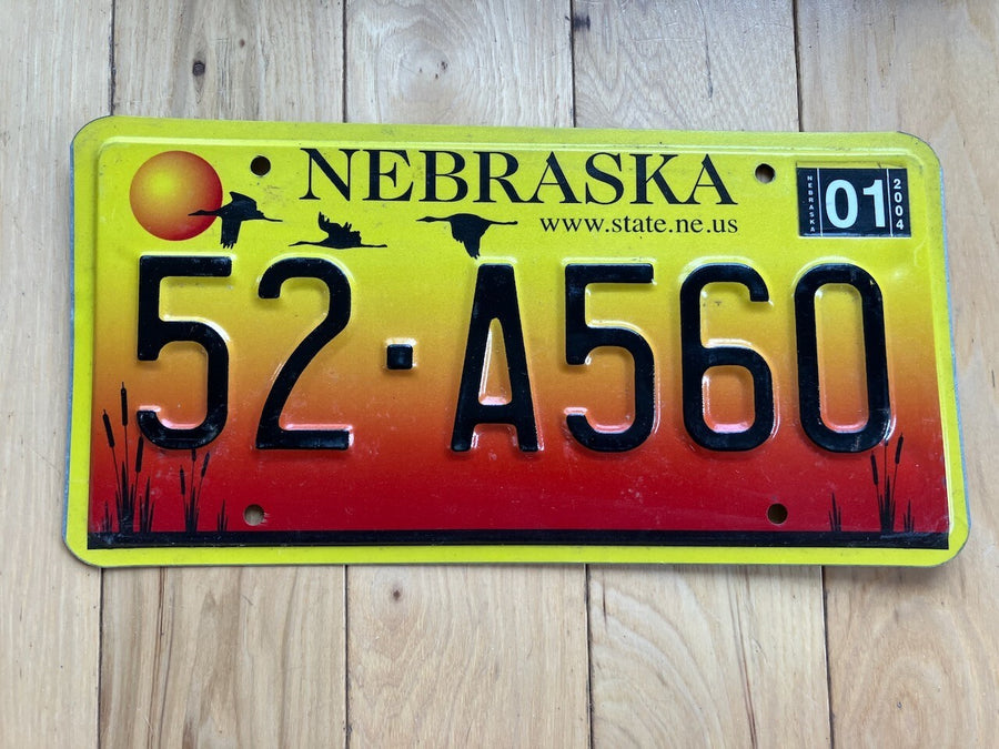 2004 Nebraska License Plate