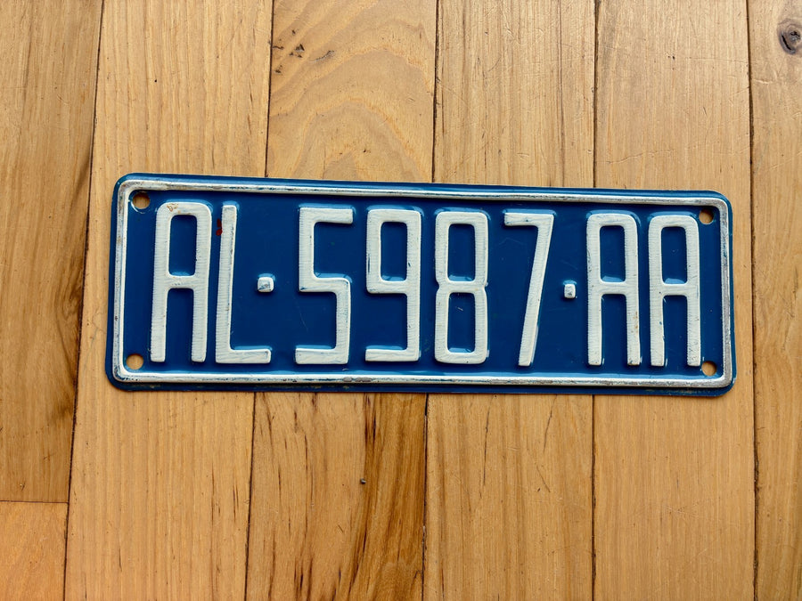 1960 Alabama Boat License Plate