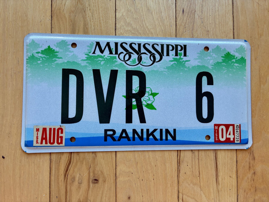 2004 Mississippi Vanity License Plate