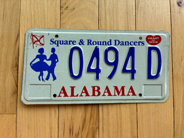 1995 Alabama Square & Round Dancers License Plate