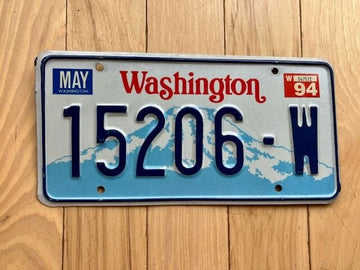 1994 Washington State Truck License Plate (Check With DOL First For YOM)