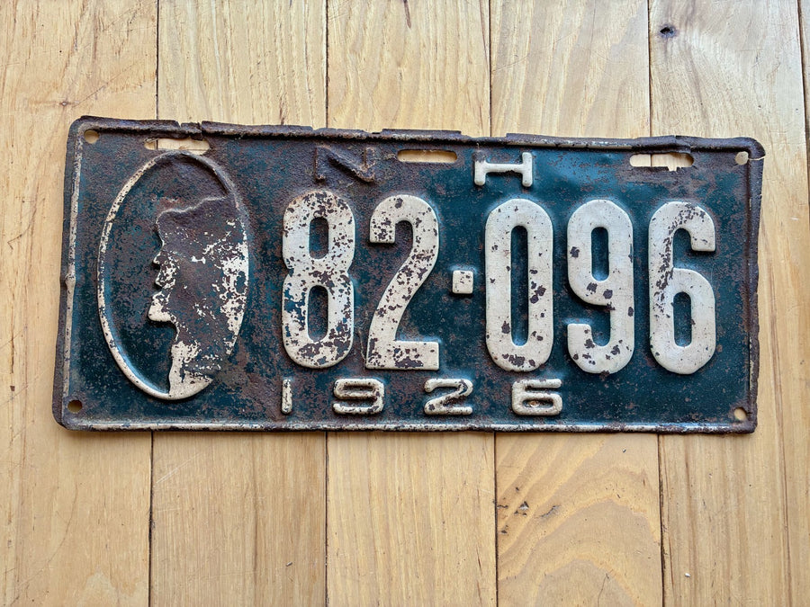 1926 New Hampshire License Plate