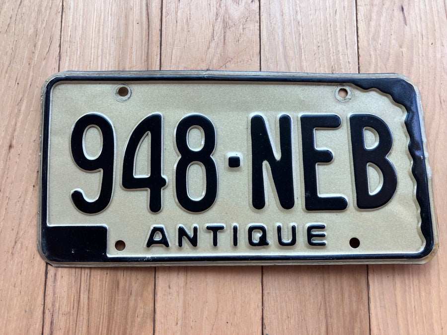 1966 Nebraska Antique License Plate