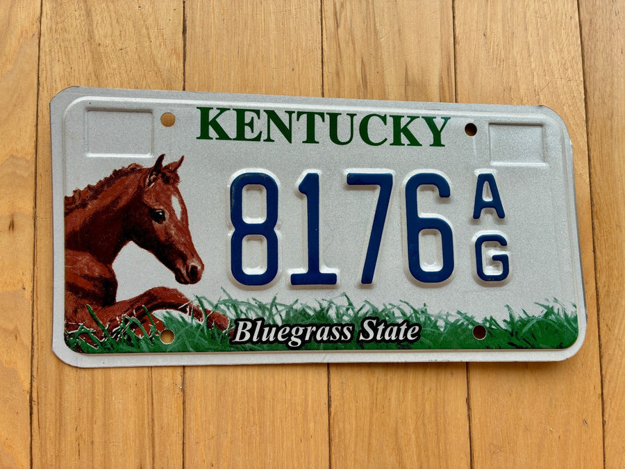 2009 Kentucky Horse License Plate