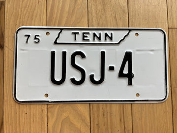 1975 Tennessee Federal Judge License Plate