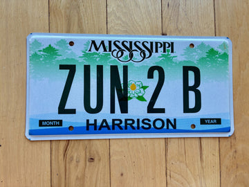 2004 Base Mississippi Vanity License Plate