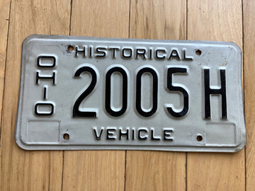 Ohio Historical Vehicle License Plate (1970's Base?)