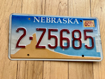 2002 Nebraska License Plate