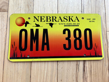2005 Flat Nebraska License Plate