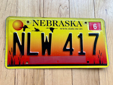 2005 Nebraska License Plate