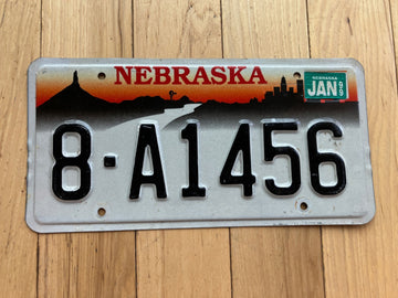 1999 Nebraska License Plate