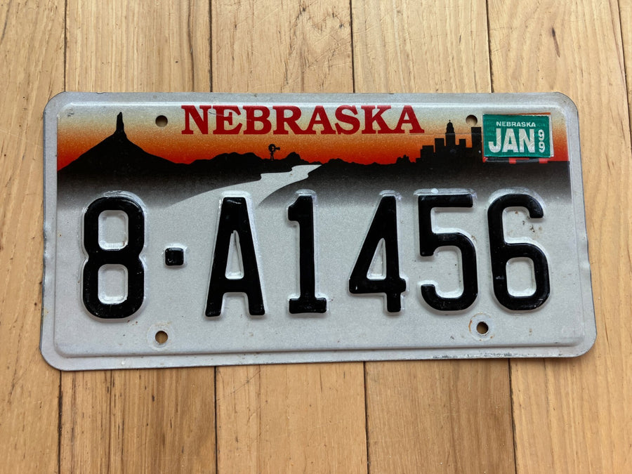 1999 Nebraska License Plate