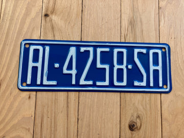1960 Alabama Boat License Plate