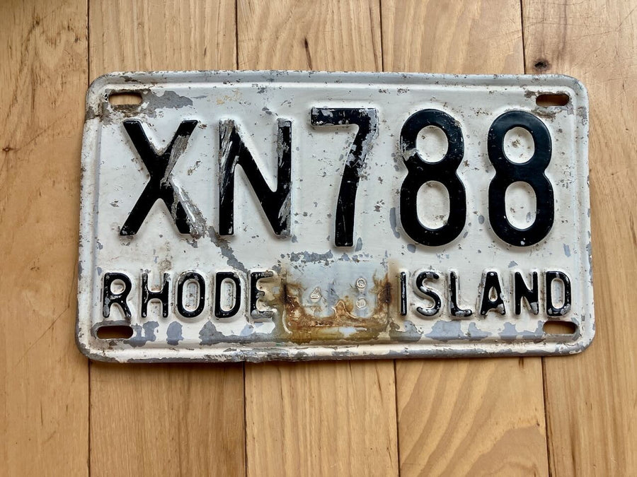 1948 to 1951 Rhode Island Commercial License Plate