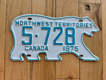 1975 Northwest Territories License Plate