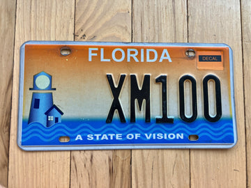 2004 Base A State Of Vision/ Lighthouse Florida License Plate