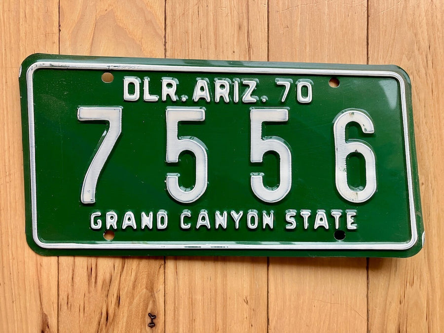 1970 Arizona Dealer License Plate