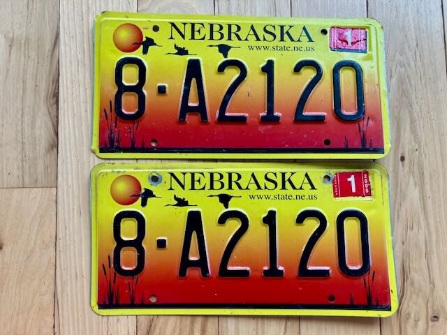 Pair of 2005 Nebraska License Plates