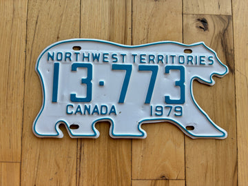 1979 Northwest Territories License Plate