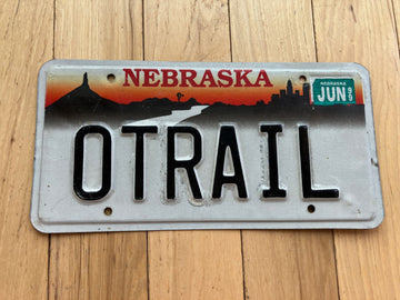 1999 Nebraska Vanity License Plate - OTRAIL