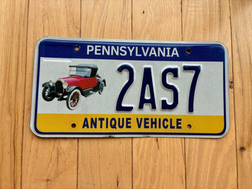 2005 Pennsylvania Antique Vehicle License Plate