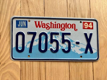 1994 Washington State Truck License Plate (Check With DOL First For YOM)
