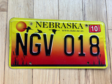 2005 Nebraska License Plate