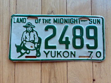 1970 Yukon License Plate