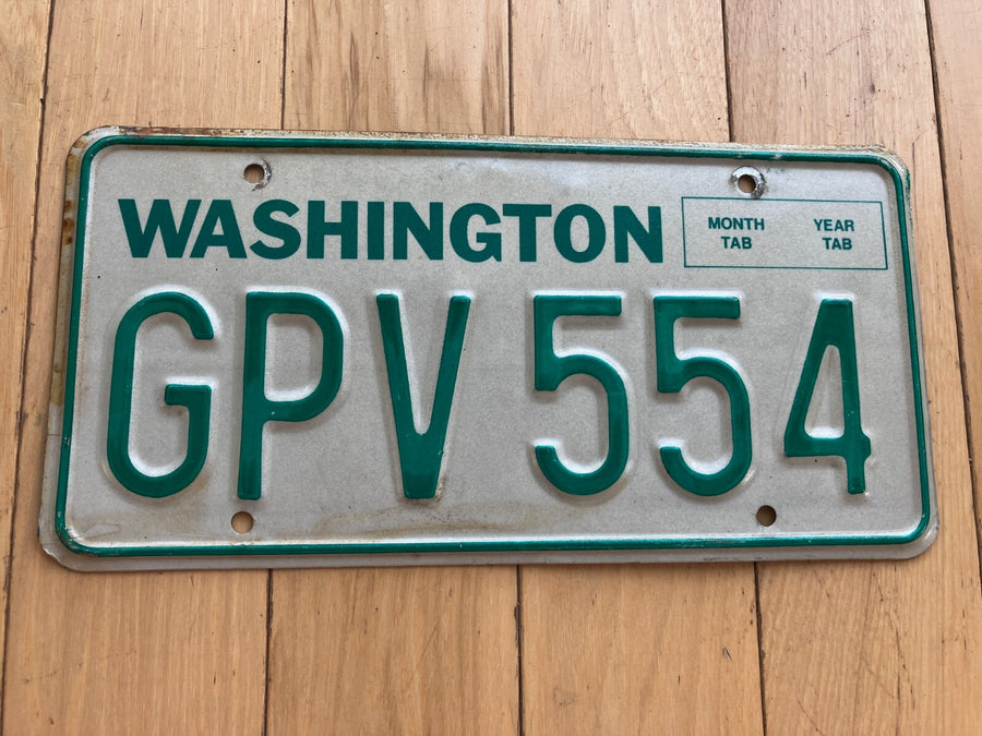 1983 Base Washington State License Plate