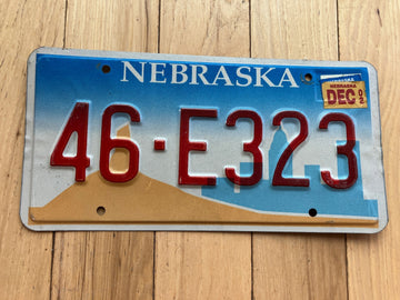 2002 Nebraska License Plate