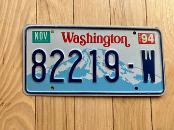 1994 Washington State Truck License Plate (Check With DOL First For YOM)