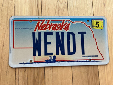 2011 Nebraska Vanity License Plate
