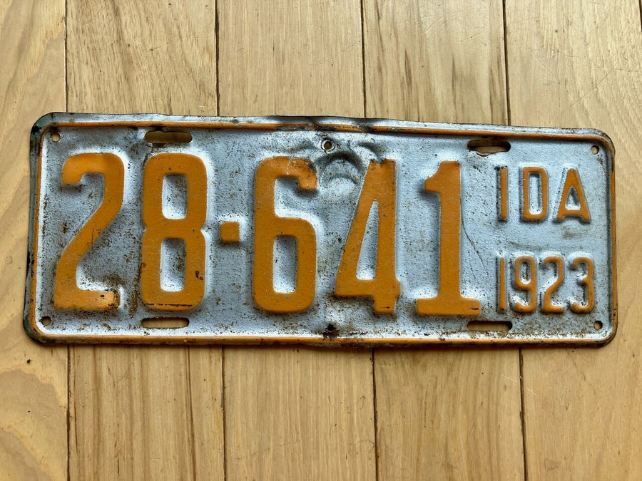 1923 Idaho License Plate