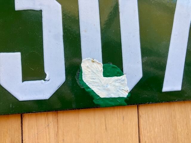 1915 New Jersey License Plate (Some Touch Up)