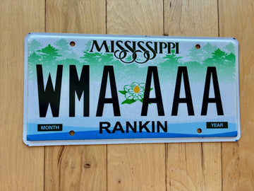 2004 Base Mississippi Vanity License Plate