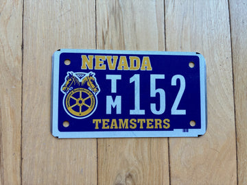 2013 Nevada Teamsters Motorcycle License Plate