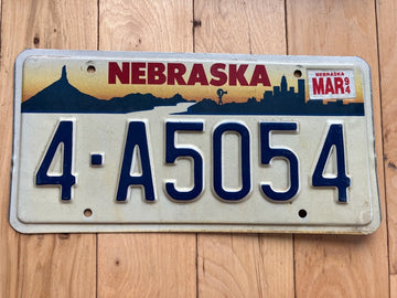 1994 Nebraska License Plate