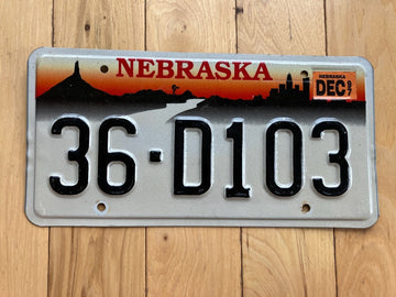 1997 Nebraska License Plate