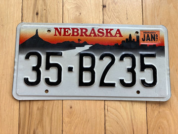 1997 Nebraska License Plate