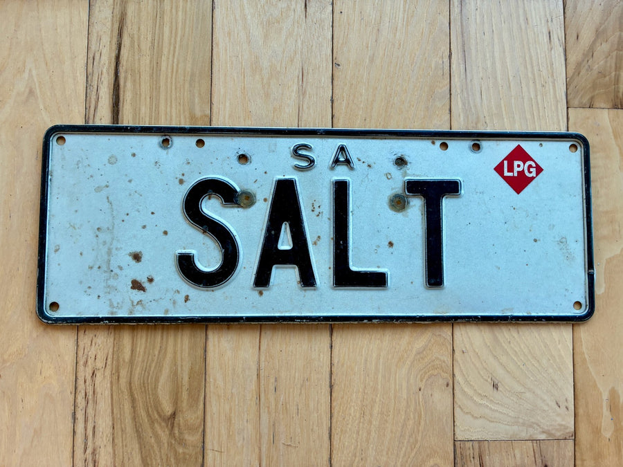 1980s South Australia Vanity License Plate