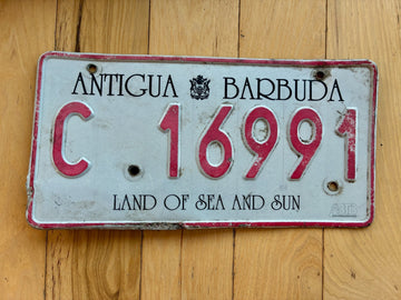 2000 Antigua & Barbuda Commercial License Plate