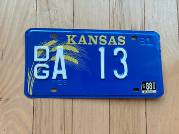1981 Kansas License Plate - 13